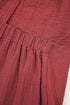 Boho Casual Knotted Back Strap Cotton Bib Front Wide Leg Jumpsuit